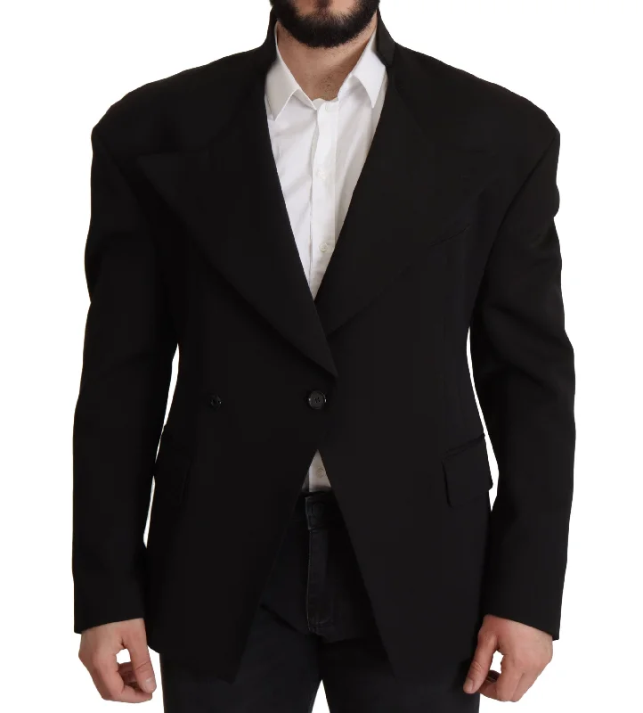 Dolce & Gabbana Elegant Single Breasted Wool Men's Blazer