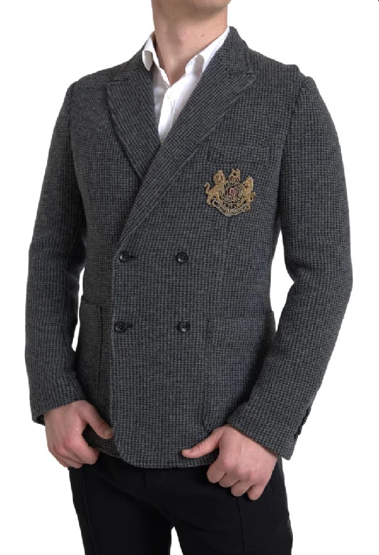 Dolce & Gabbana Elegant Slim Fit Cashmere Men's Blazer