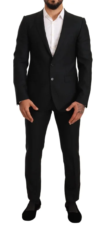 Dolce & Gabbana Sleek  Virgin Wool Martini Men's Suit