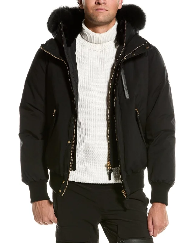 Mackage Dixon Leather-Trim Down Coat