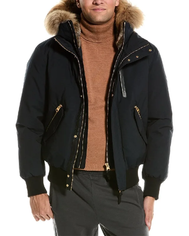 Mackage Dixon Leather-Trim Down Coat