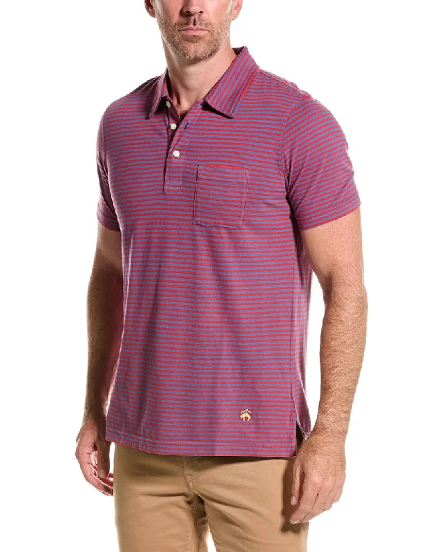 Brooks Brothers Feeder Stripe Polo Shirt