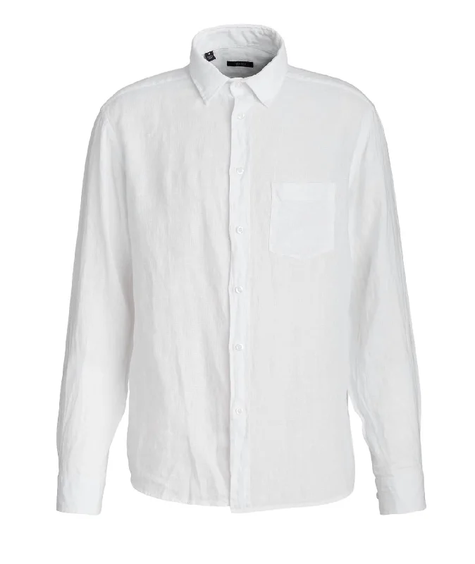 Miami Linen Shirt In White