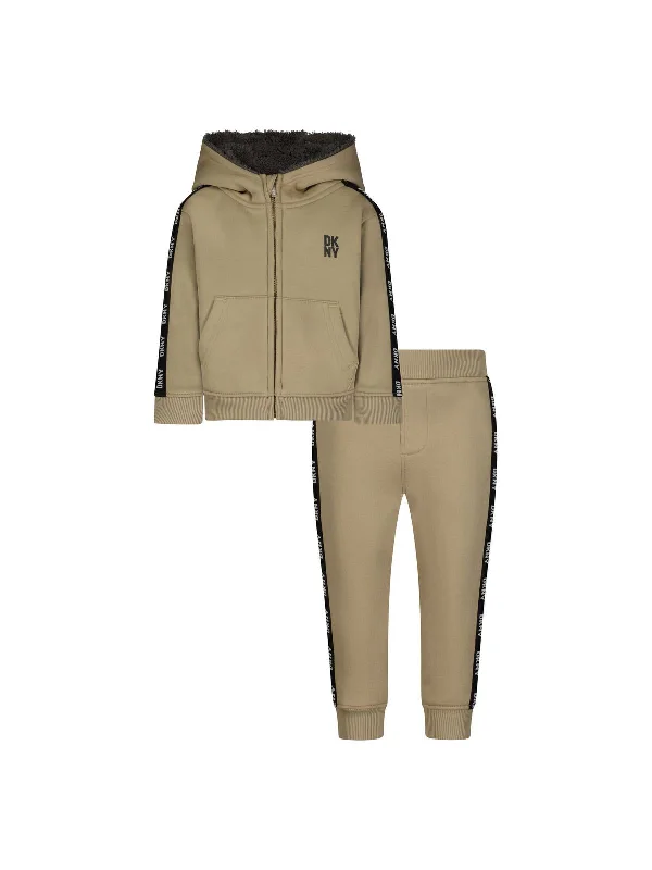 Boys Sherpa Lined Pant Outfit