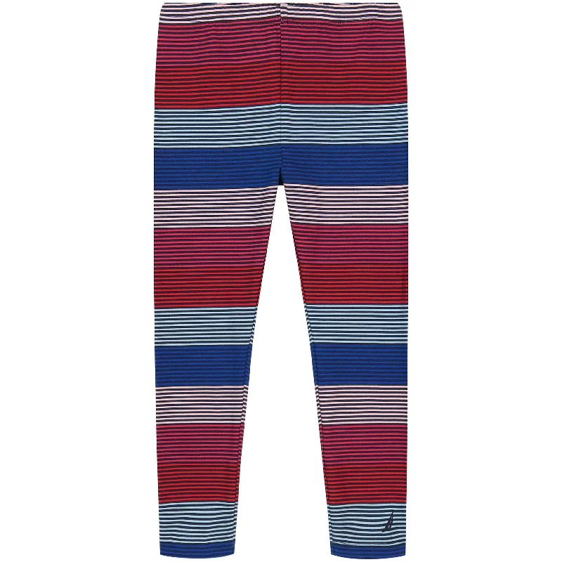 Nautica Girls' Striped Legging (7-16)