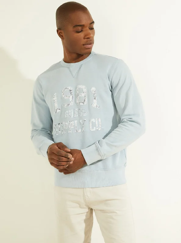 Nimbus Blue Akori Fleece Jumper